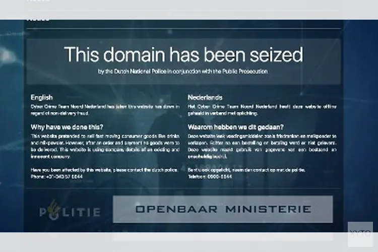 Nepwebsites offline gehaald in onderzoek cybercrime