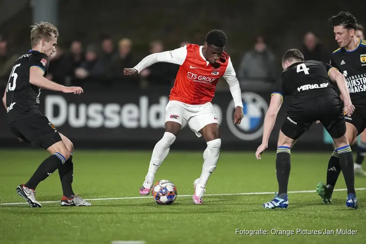 Poku bezorgt Jong AZ de winst op SC Cambuur